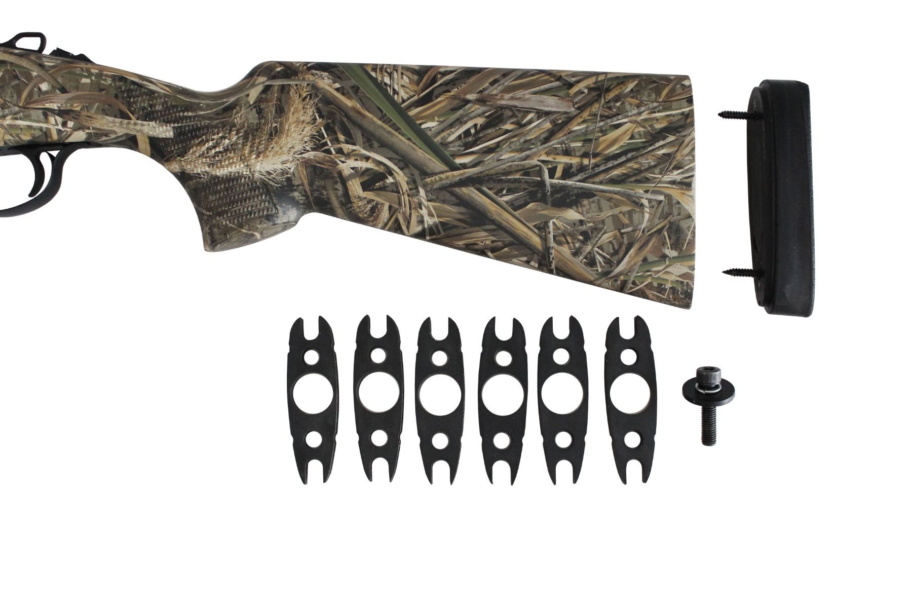 FUSIL CANARDOUZE TRIPLE - LUGER 312 GABION UNLIMITED - C/12/89 - SYNTHÉTIQUE CAMO MAX 5 – Image 7