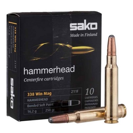 MUNITIONS 338 WINCHESTER MAGNUM Hammerhead 16.2Gr SAKO