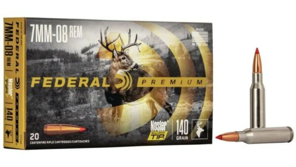 Federal Premium 7mm-08 Rem 140 Grain Nosler Ballistic Tip