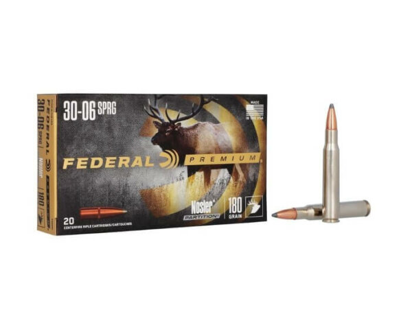 MUNITION FEDERAL PREMIUM 7mm rem. magnum 160 grain NOSLER PARTITION