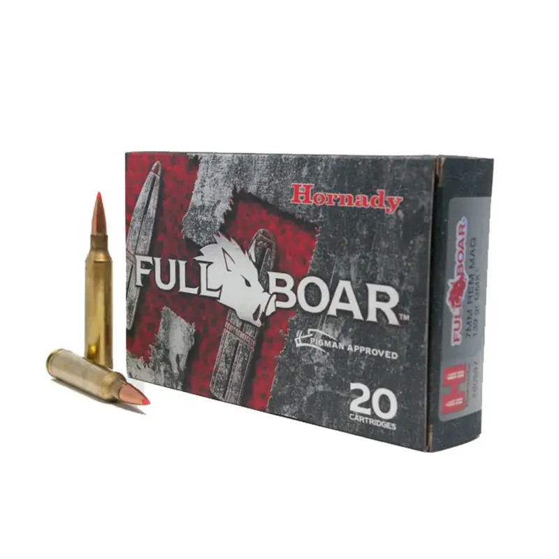 Munitions HORNADY 7mm Remington Magnum 139gr GMX FB