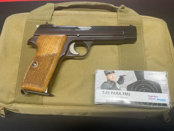 PISTOLET SEMI AUTO SIG P210 L CAL 7.65 PARA