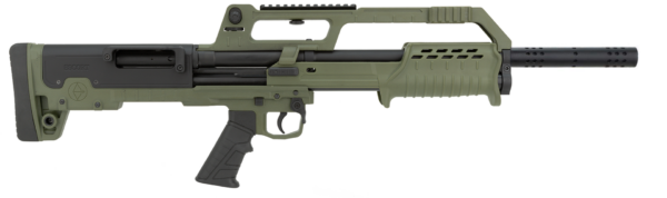 FUSIL A POMPE HATSAN ESCORT BULL TAC VERT OD 12/76 CANON 61CM