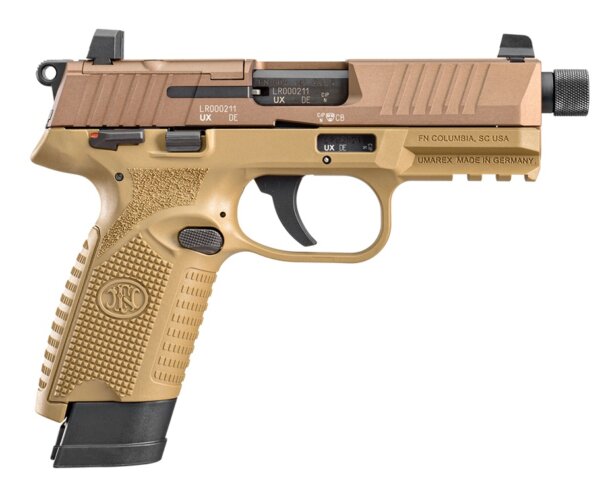 Pistolet FN HERSTAL 502 Tactical FDE cal.22Lr