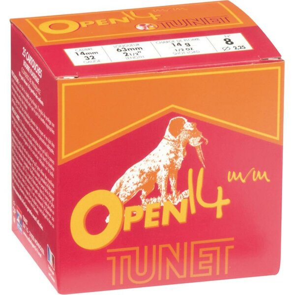 Cartouche De Chasse Tunet Open 14 Mm - 14G