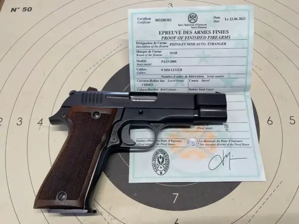 PISTOLET MAB PA15-2000 CAL 9MM - photo 3