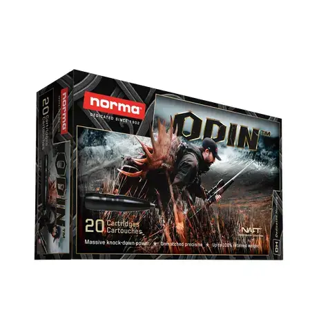 20 munitions Norma Odin 30-06 SPRG 180 gr